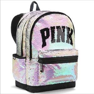 Pink backpack